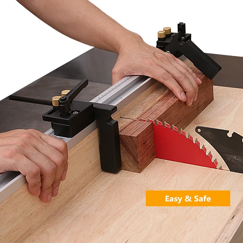 Scroll Saw Bench - 300-500mm T Track Limiter Aluminum Alloy