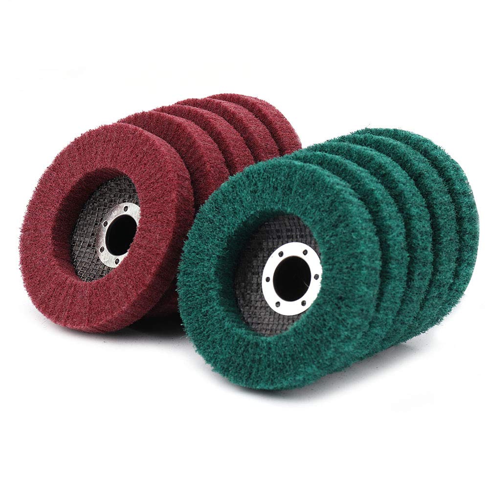 Angle Grinder 4.5 - 10pcs Nylon Fiber Flap Polishing Wheel