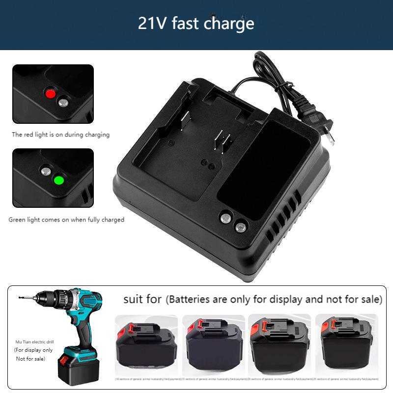 EU US 18V 21V Charger For Maki - Power Tools Universal Battery ulasan dan harga