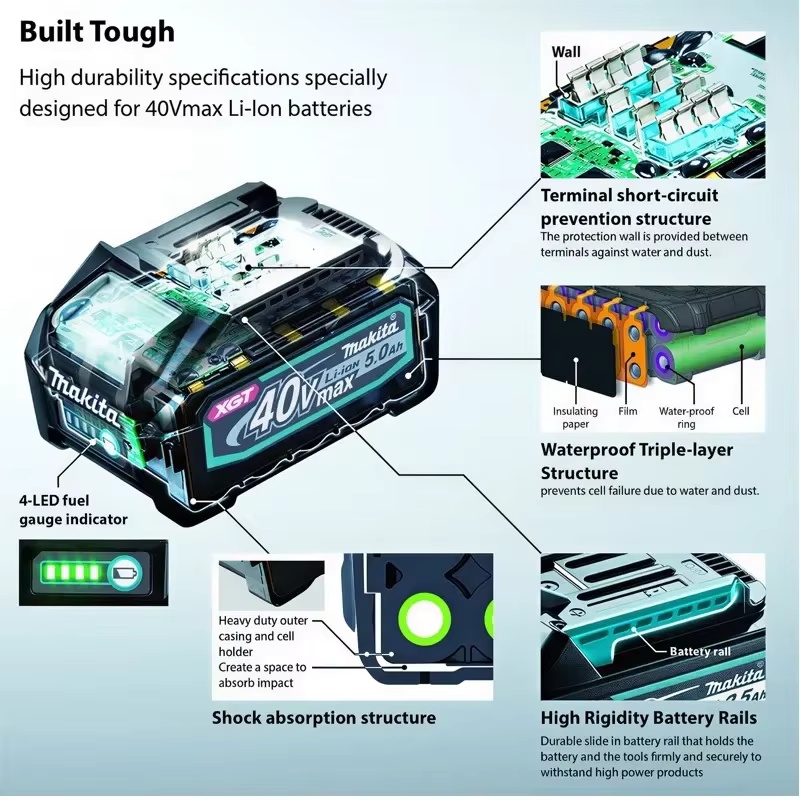 Genuine Makita 40V Max XGT BL4 - Makita Power Tools Xgt ulasan dan harga