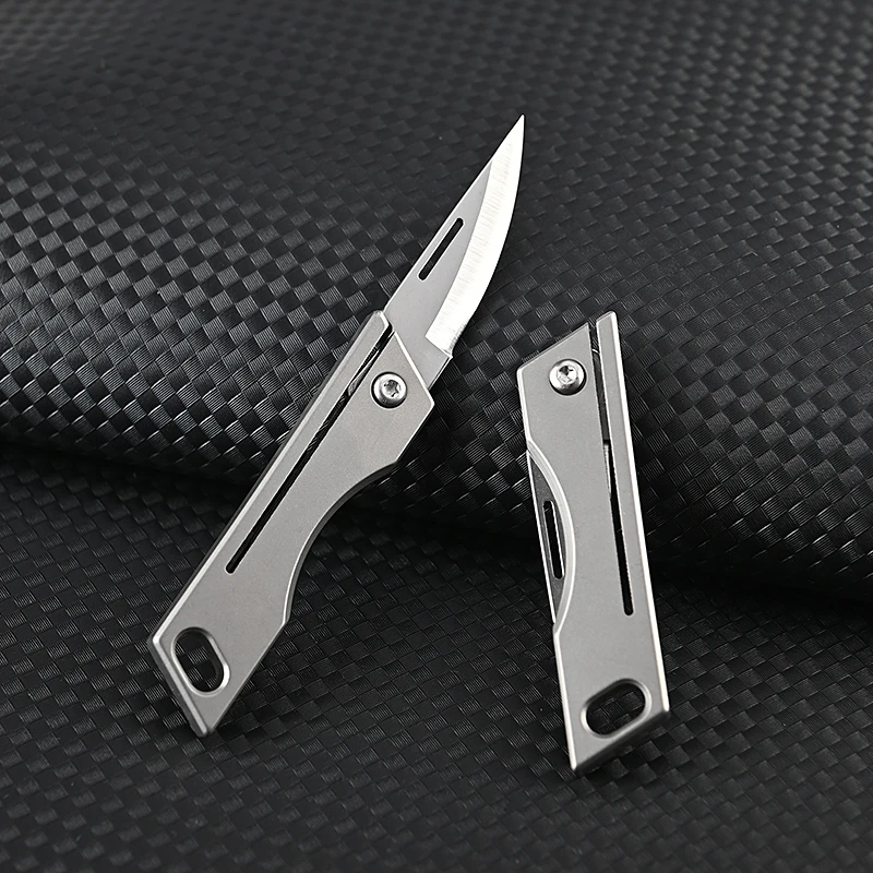 Mini Titanium Alloy Folding Kn - Power Tools Portable ulasan dan harga