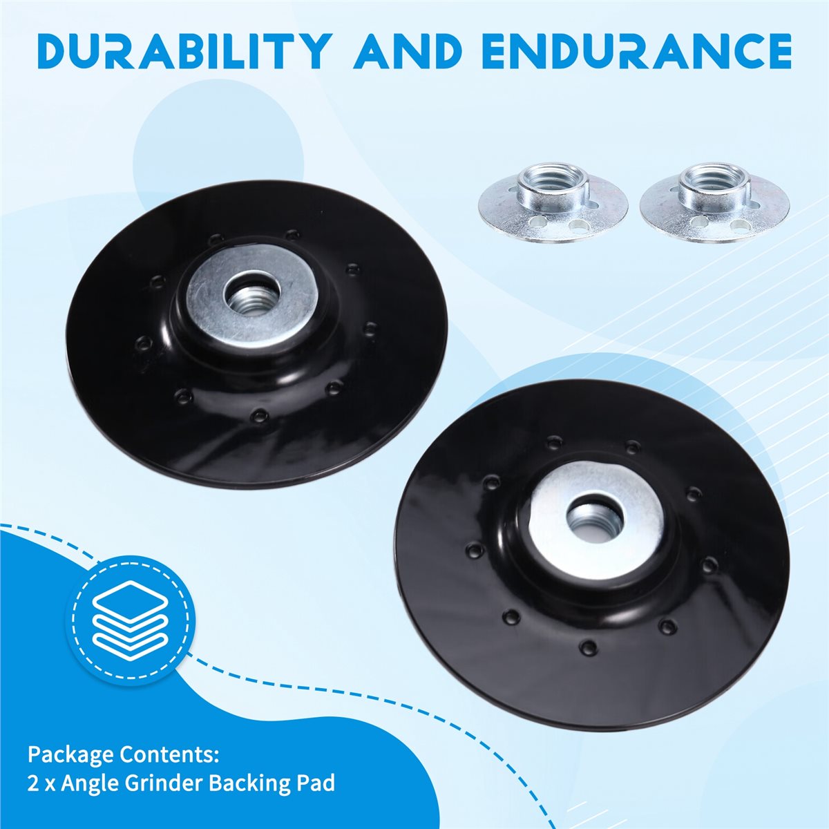 2PCS Angle Grinder Backing Pad - Angle Grinder 4.5 ulasan dan harga