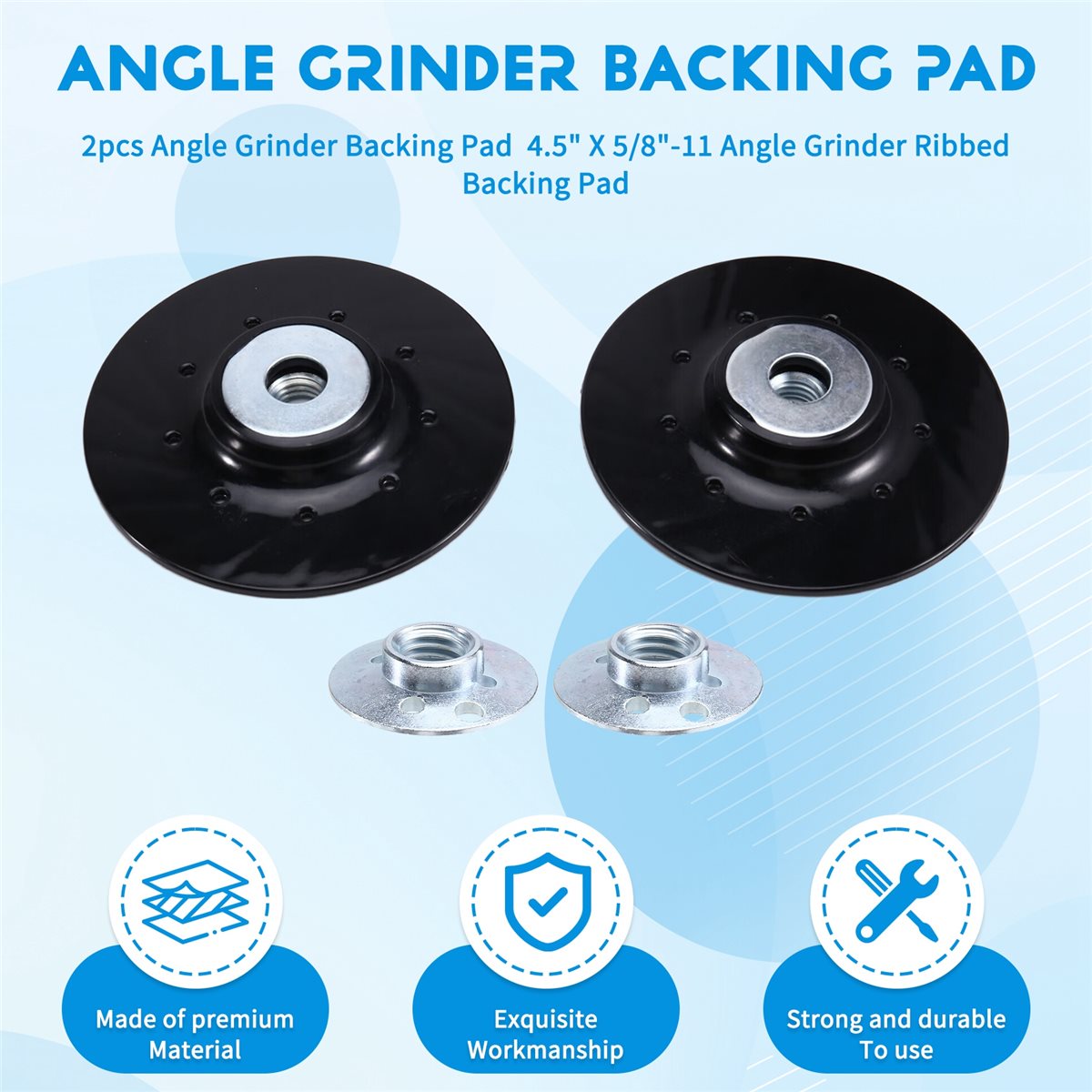 2PCS Angle Grinder Backing Pad - Angle Grinder 4.5 ulasan dan harga