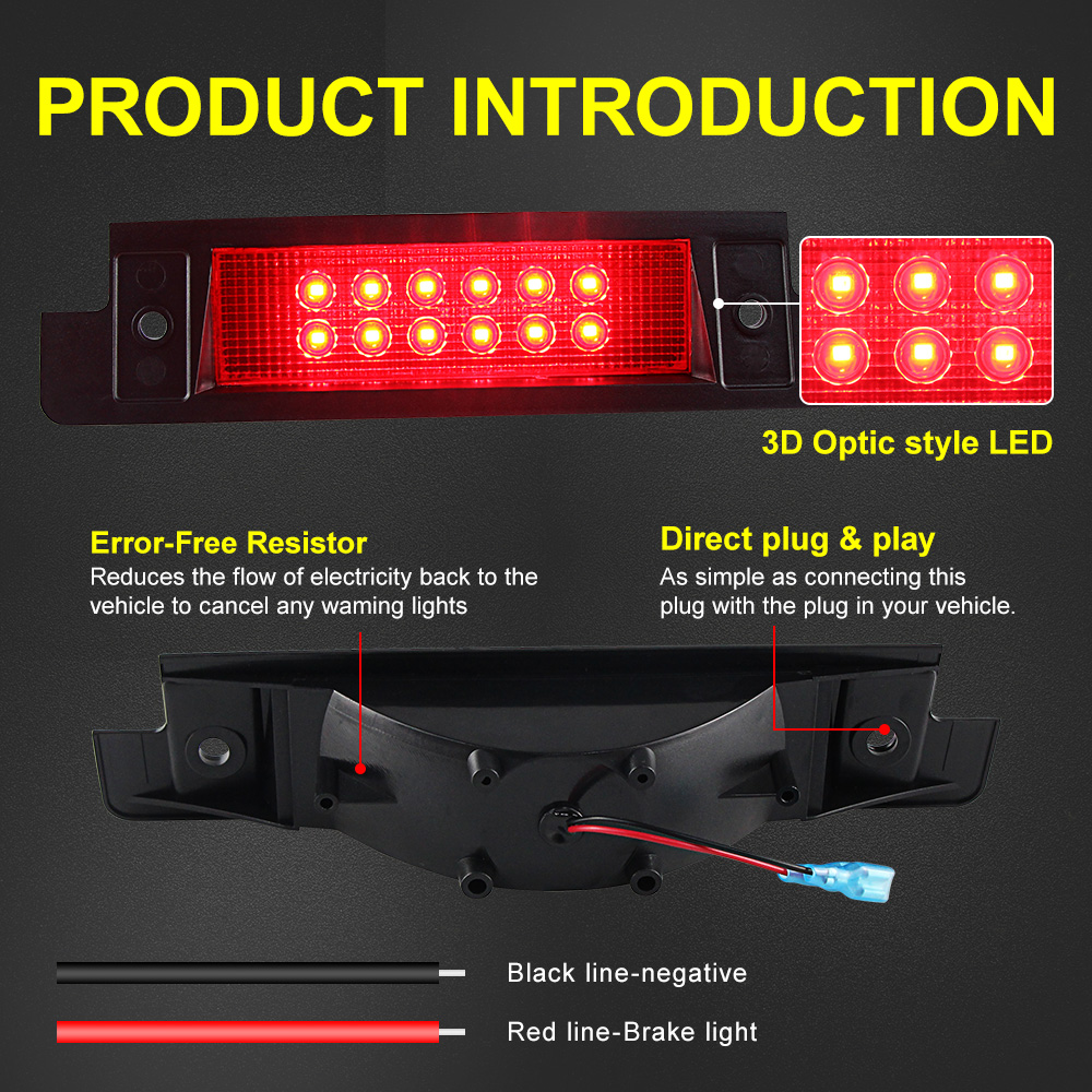 1Pcs High Mount LED Brake Lamp - Power Tools World ulasan dan harga