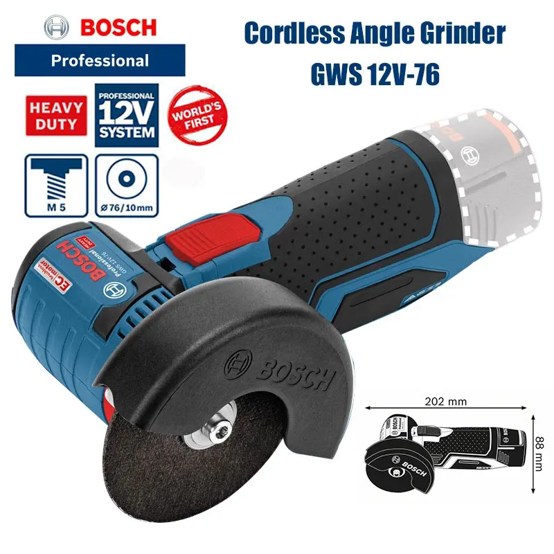 Bosch  GWS 12V-76 Professional - Power Tools Portable ulasan dan harga