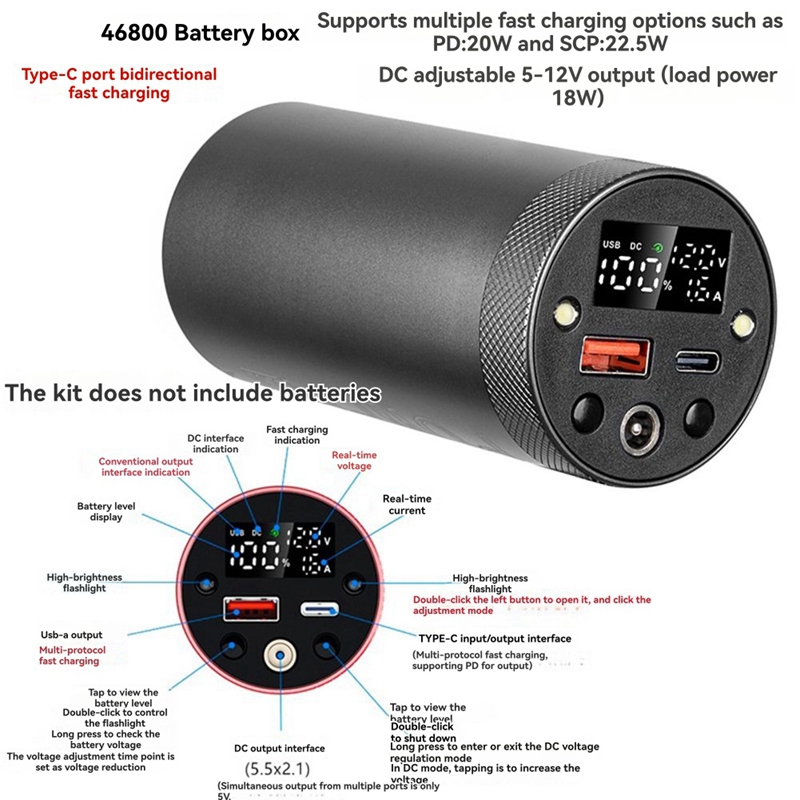 Upgrades 46800 Battery Case Ba - Power Tools You Need ulasan dan harga