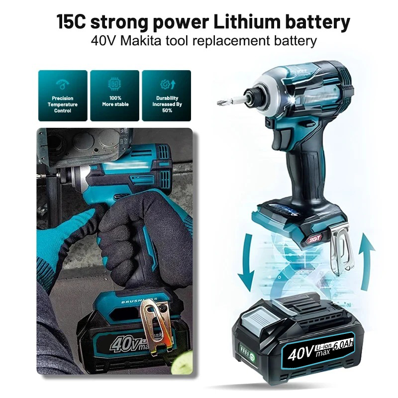 For Makita 40V XGT battery Pow - Makita Power Tools Xgt ulasan dan harga